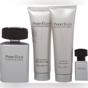 Perry Ellis Platinum Label Men 4Pc Gift Set